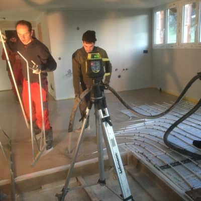 Innenausbau Unterlagsboden Fliessestrich