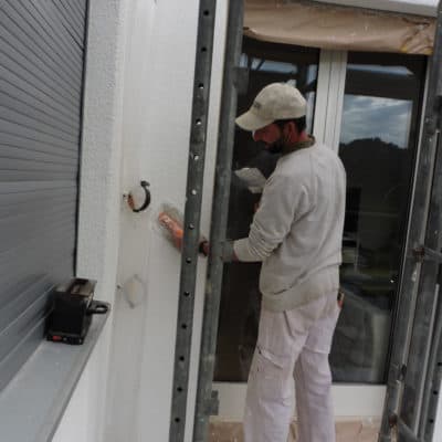 Gipserarbeit, Verputz Fassade
