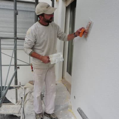 Gipserarbeit, Verputz Fassade